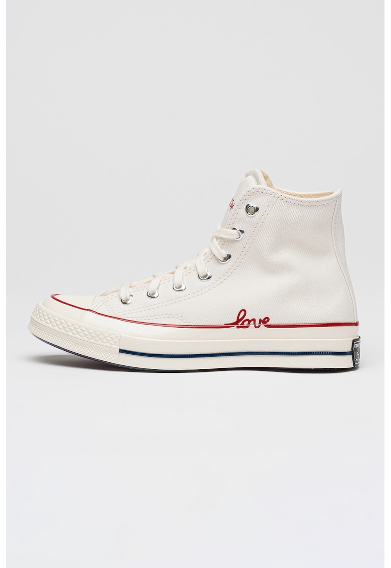Converse Кецове Chuck 70 – Бял Намаления и отстъпки 3 Кецове Chuck 70 бели спортни обувки с текстилна горна част