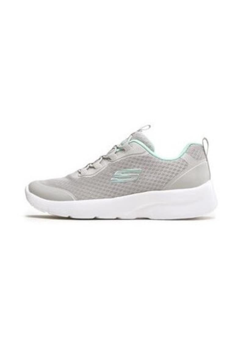 Skechers Дамски спортни обувки 301701071 – Текстил – Сив – Сив Намаления и отстъпки 3 Дамски спортни обувки с текстилен материал в сив цвят
