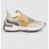 Спортни обувки от текстил и велур в златисто, светло сиво и светло бежово
