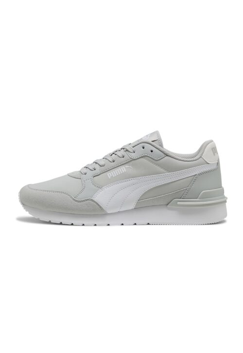 Puma Унисекс текстилни спортни обувки ST Runner v4 NL от еко кожа - Бял/Светло сив