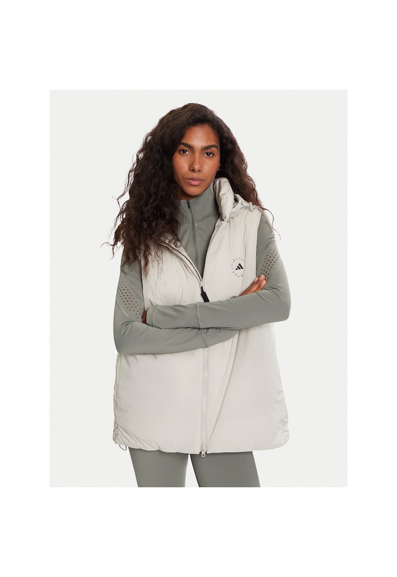 adidas by Stella McCartney Vesta sport dama – сив Намаления и отстъпки 3 сивa спортна вестa за дамa lifestyle