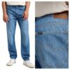Wrangler Мъжки дънки – Larston – Slim Fit – Средна талия – 5 джоба – Цип – Дълги – Памук – W30-L32 US – Син Намаления и отстъпки Мъжки сини дънки Oscar с висока талия и свободна кройка