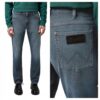 Мъжки сини дънки Larston slim fit с ниска талия, 5 джоба и цип