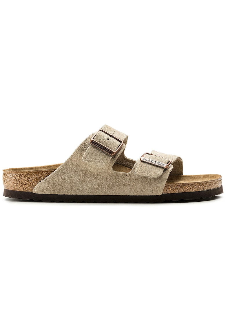 Birkenstock Чехли – Arizona 51461 – Намаления и отстъпки 3 бежови велурени чехли Arizona 51461 за комфорт и стил
