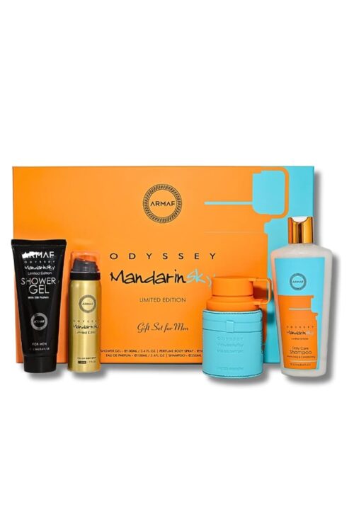 Комплект Odyssey Mandarin Sky Eau de Parfum 100ml с цитрусов аромат и грижа за тяло