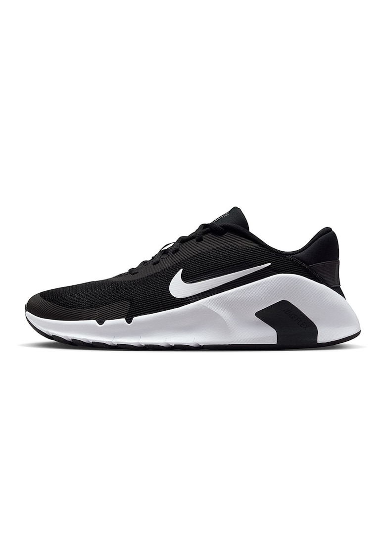Nike Спортни обувки Flex – Бял/Черен/Сив Намаления и отстъпки 3 Спортни обувки Flex бял черен сив с дишаща материя и омекотена поддръжка