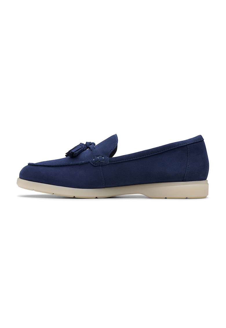 Clarks Велурени мокасини Narini Edge – Тъмносин Намаления и отстъпки Велюрени мокасини Narini Edge в тъмносин цвят за ежедневен стил