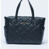 Valentino Bags Чанта през рамо Alexia от еко кожа с метално лого – Карамел Намаления и отстъпки 2 Дамска черна чанта от полиуретан за рамо UNI VBS3KK36ROCARINA 22x28x14 см