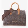 Valentino Bags Чанта за рамо Brixton с отделящи се презрамки – Червен Намаления и отстъпки Тъмнокафява чанта с лого и текстилна регулируема презрамка за рамо