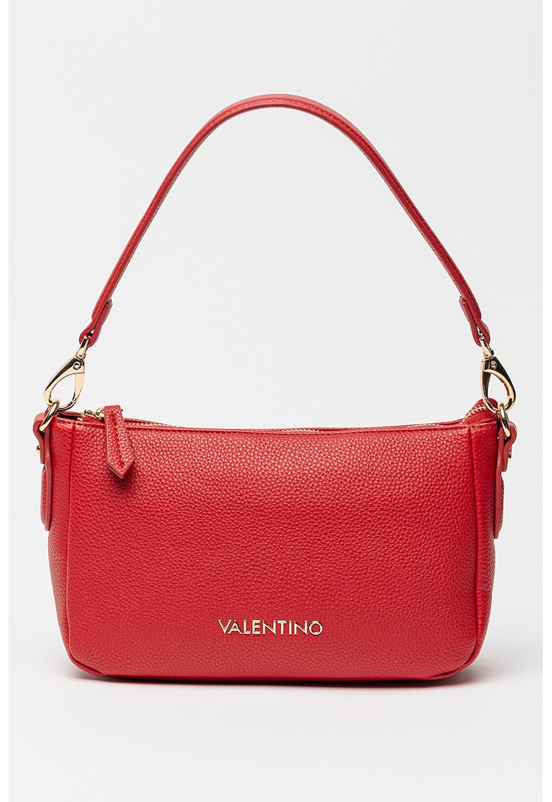 Valentino Bags Чанта за рамо Brixton с отделящи се презрамки – Червен Намаления и отстъпки 3 Чанта за рамо Brixton в червен цвят от екологична кожа с регулируеми презрамки