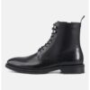 Clarks Кожени боти Newford Brogue – Кафяв Намаления и отстъпки Черен кожени боти с цип от естествена телешка кожа за ежедневен стил