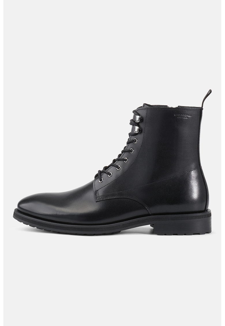 Vagabond Shoemakers Кожени боти с цип – Черен Намаления и отстъпки 3 Черен кожени боти с цип от естествена телешка кожа за ежедневен стил