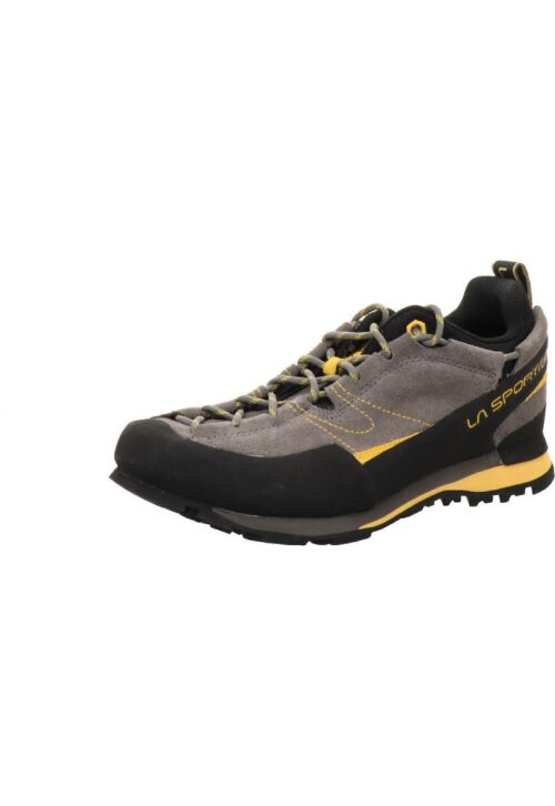 Мъжки спортни ботуши LaSPortiva Boulder X LO сив велур синтетика