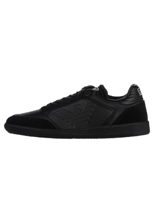 Спортни обувки Emporio Armani NEW HERITAGE EAGLE в черен велур за туризъм