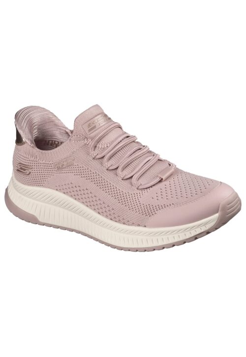 Дамски спортни обувки BOBS Squad 4 розови с memory foam от Skechers