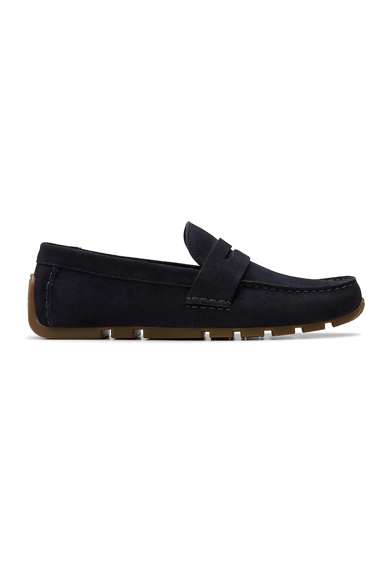 Clarks Велурени мокасини Corsley Bar – Избеляло черно/Антрацитно сиво Намаления и отстъпки 2 Велурени мокасини Corsley Bar в избеляло черно и антрацитно сиво