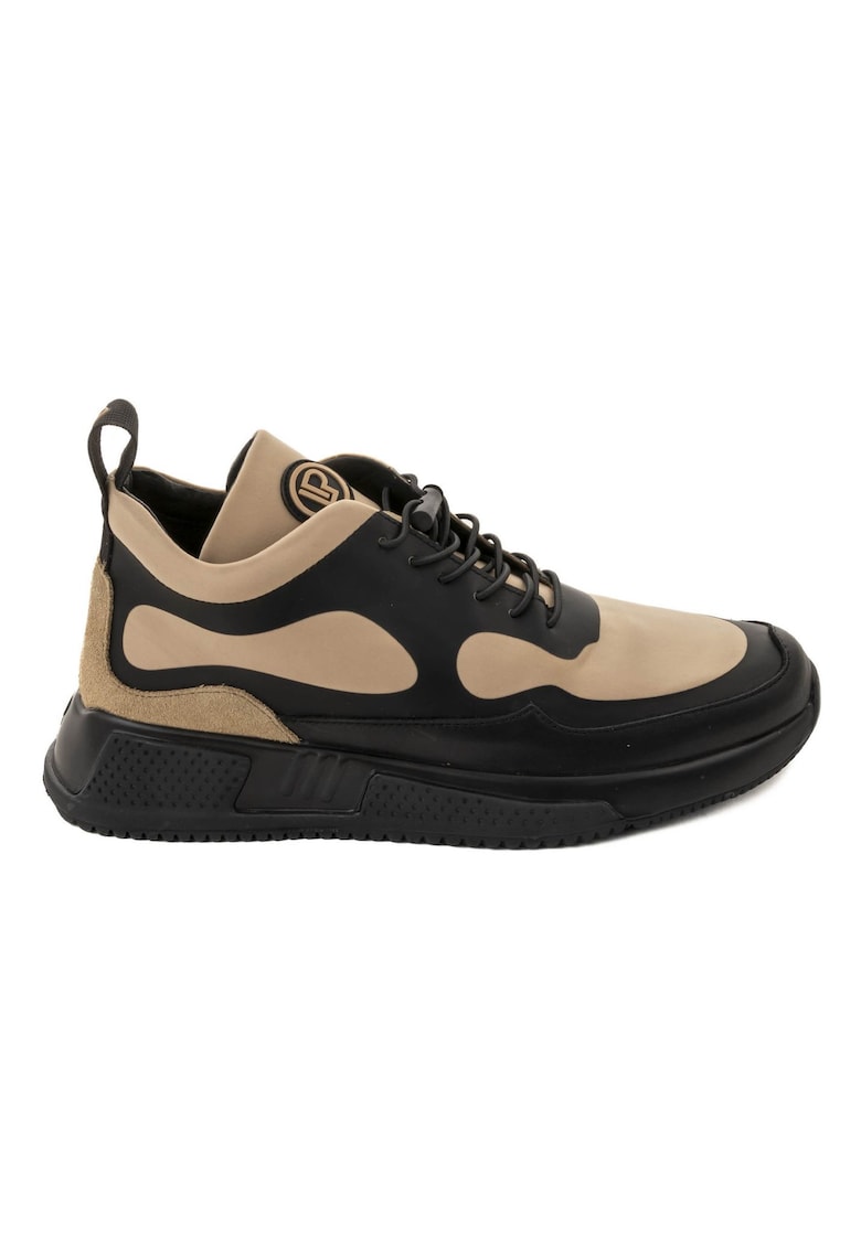 Il Passo Pantofi sport barbati WYATT Намаления и отстъпки 3 Черни мъжки спортни обувки Pantofi sport barbati WYATT от естествена кожа
