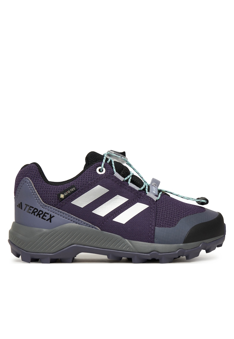 adidas Детски спортни обувки – Terrex GORE-TEX – за трекинг – унисекс – Aurplu/Silvmt/Seflaq – текстил – Намаления и отстъпки 3 Детски спортни обувки Terrex GORE-TEX за трекинг в Aurplu/Silvmt/Seflaq