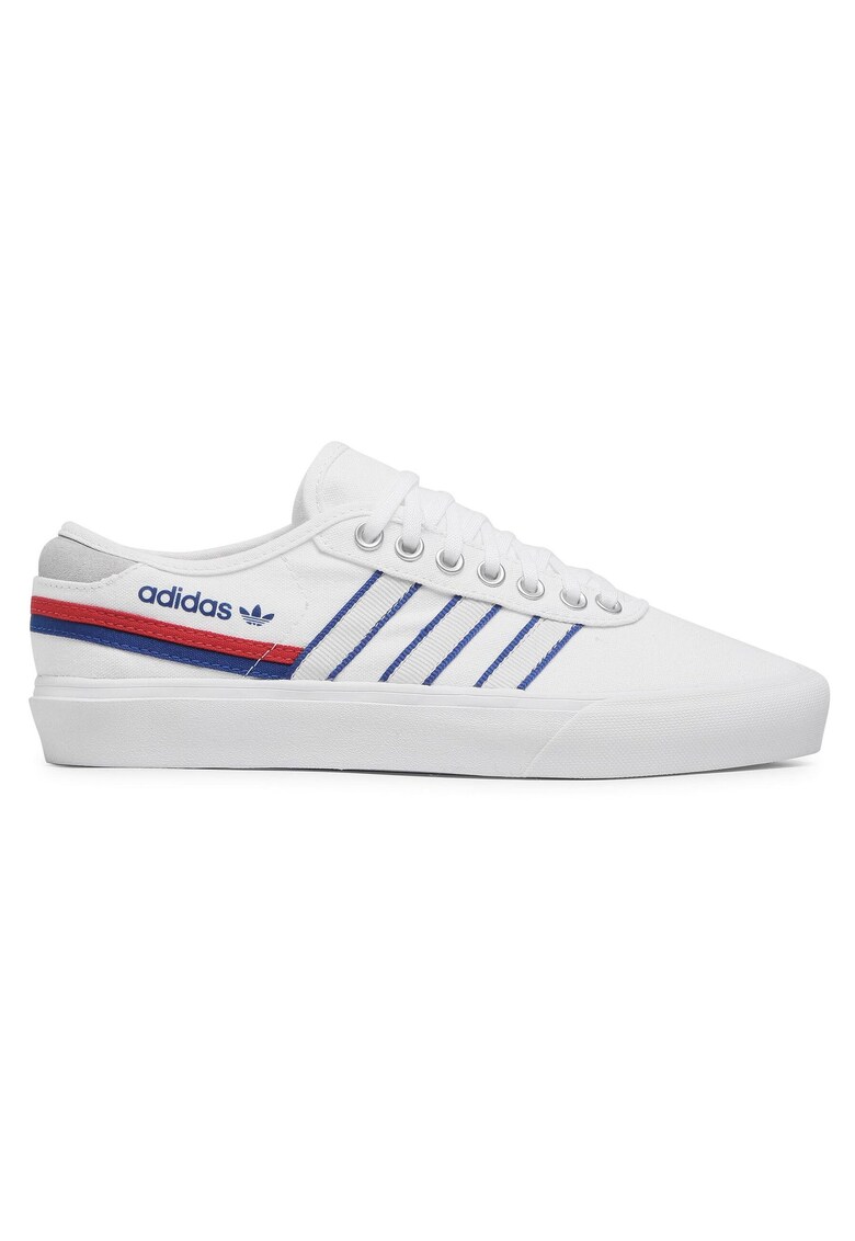adidas Мъжки кецове – текстил – бял/син Намаления и отстъпки 3 Мъжки кецове текстил бял и син цвят