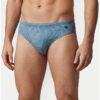 SEAFOLLY Дамски топ за бикини – син – 75% найлон – 25% еластан – Намаления и отстъпки Мъжки бански слип в сив цвят от полиестер и еластан с класическа кройка