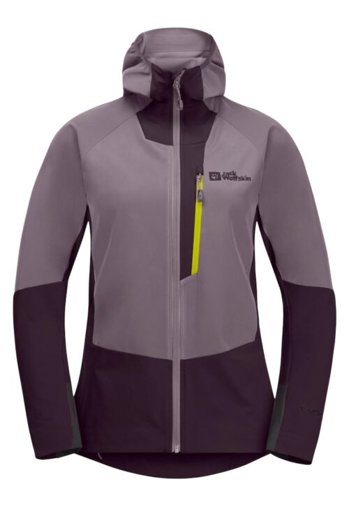 Дамско лилаво яке за бягане Alpspitze Hoody FW 2025