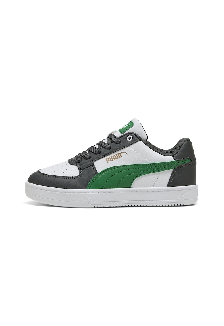 Puma Спортни обувки Caven 2.0 от еко кожа – Бял/Зелен/Антрацитно сиво Намаления и отстъпки 2 Спортни обувки Caven 2.0 от еко кожа в бял, зелен и антрацитно сив цвят